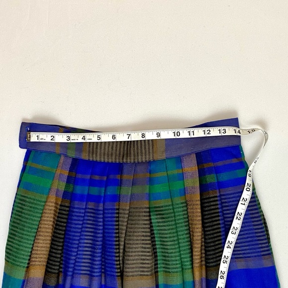 Liz Claiborne NWOT Vintage A-Line Skirt Purple Plaid Sz. 12 Petite HAS POCKETS! - Picture 9 of 10